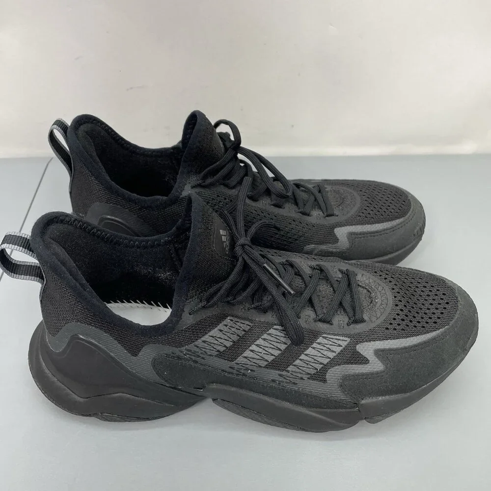 Adidas Mahomes Impact FLX Training Shoes Sneakers Athletic Triple Black Mens 11